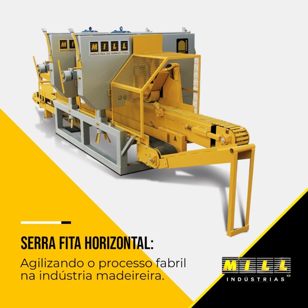 Serra Fita Horizontal: Agilizando o processo fabril na indústria madeireira
