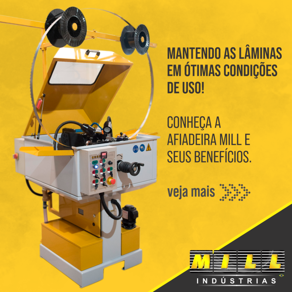 Mantendo as lâminas em ótimas condições de uso! Conheça a Afiadeira Mill e seus benefícios